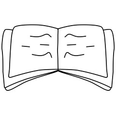 Hand Drawn Book Outline