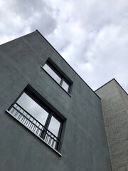 Modern apartment building in Leipzig, Germany