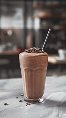 Chocolate protein smoothie