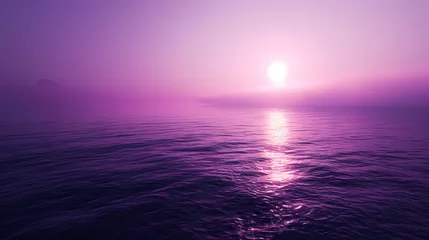 Foto op Plexiglas sunset over sea © Olesia H