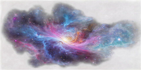 An abstract representation of a cosmic nebula Transparent Background Images