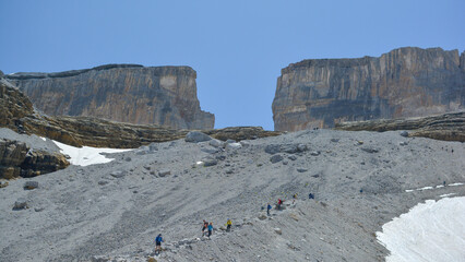 Brèche de Roland, mountain hiking in French Pyrenees