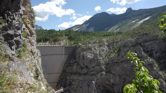 The Vajont dam, Italy