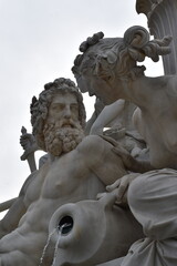 Fototapeta premium statue of two gods