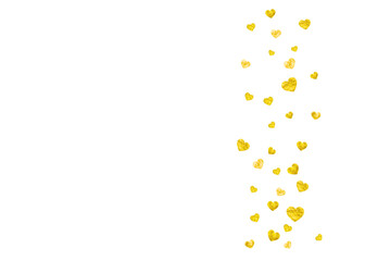 Valentine Day Texture. Greeting Poster For Mother. Grunge Frame. Golden Retro Backdrop. Random Concept For Woman. Gold Graphic Banner. Yellow Valentine Day Texture.