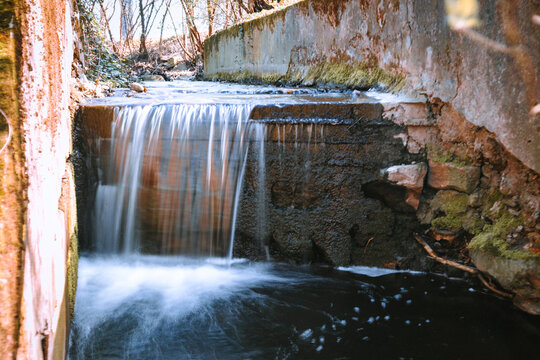 waterfall in the park