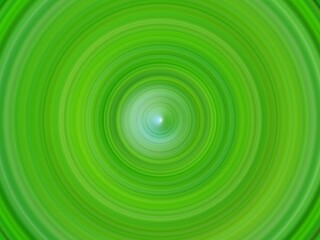 Background with vortex, wheel shapes, green color - abstract graphic with effect of depth, space, motion, rotation and blur. Topics: texture, pattern, abstraction, computer art, mixing colors