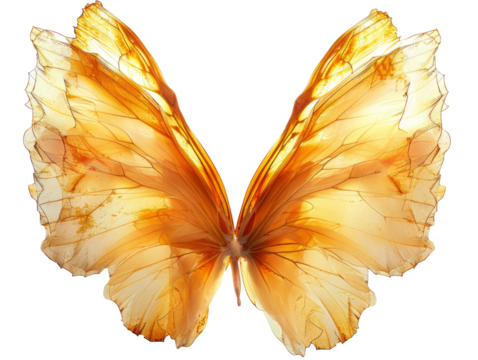 PNG di ali traslucide dorate  ideali per foto di maternità o manipaolazioni fotografiche , 