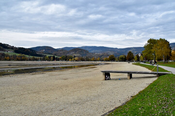 Zur Reinigung wurde das Wasser des Stubenbergsees (Steiermark) im Herbst abgelassen