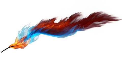 Obraz na płótnie Canvas An ethereal flame Transparent Background Images 