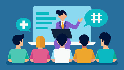 A virtual seminar led by marketing experts equipping attendees with the latest techniques for utilizing targeted hashtags to effectively reach