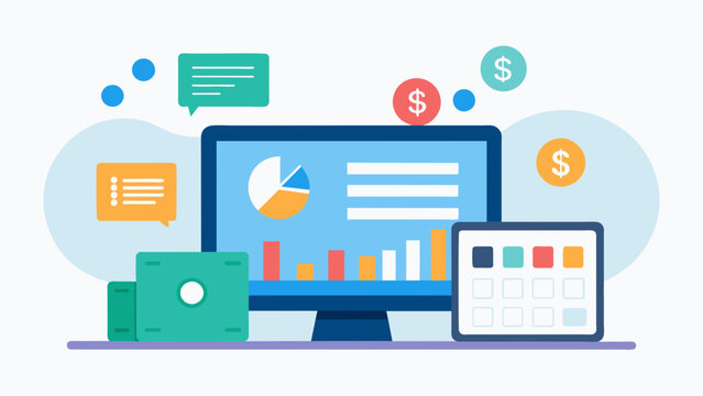 A Screenshot Of A Comprehensive Budgeting Software Being Utilized To Track Expenses And Boost Financial Efficiency For A Small Business.