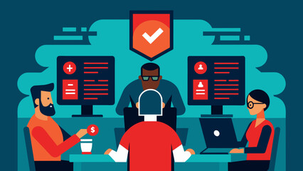 Amid the hum of computer servers and clicking keyboards a dedicated team of cybersecurity analysts keep a watchful eye on network traffic for