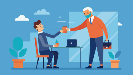 A new employee receives handson training from a senior colleague learning the ropes and honing their skills in a realwork environment. This