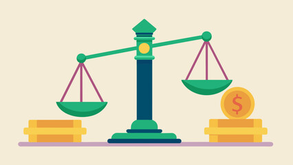 The traditional gavel of justice is juxtaposed with the symbol of money a stack of cash on a balance scale underscoring the intricate interplay
