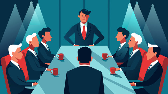 In a boardroom filled with tense exeives one brave whistleblower stands to share the unethical practices she has uncovered within the company.