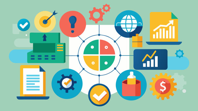 A visual representation of risk assessment tools and techniques such as SWOT analysis scenario planning and probability assessment being used
