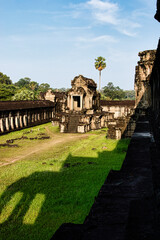 SIEM REAP - APRIL, 25:The landmark Angkor Wat temple where is the most popular place for tourist...