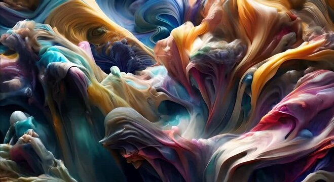 Abstract background video with extraordinary colors and shapes, ideal for the monitor