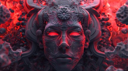 technical drawing technocore mind meld evil-god