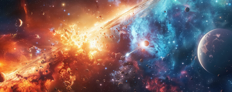 cosmic dance of vibrant galaxies