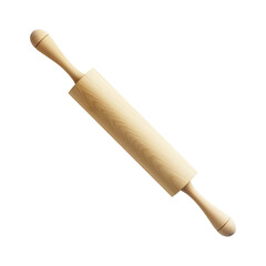 Isolated Rolling Pin, Cooking Tool, transparent background