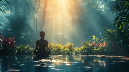 Inner Light: Meditation in the Sun-Kissed Greenhouse