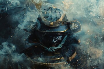 Surrealism unveils the hidden depths of the samurai psyche, revealing layers of meaning beneath the surface of stoic silence, high resolution DSLR