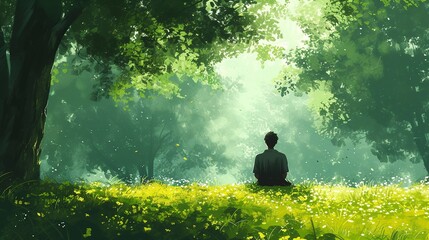 Contemplation in the Forest: Morning Meditation