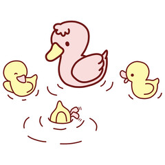 duck and ducklings