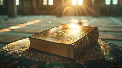 Quran in a mosque - obrazy, fototapety, plakaty