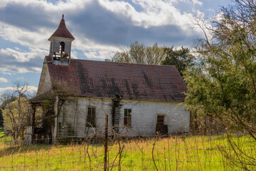 Abandonded Church in Rural Virginia, USA