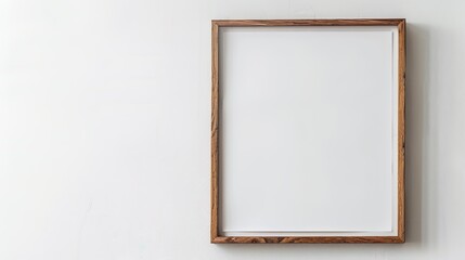 frame of possibilities: the understated elegance of a slim wooden canvas - obrazy, fototapety, plakaty