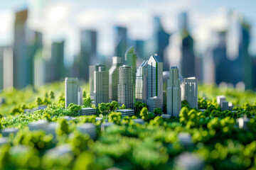 Plan of a Green Sustainable Architecture in the City