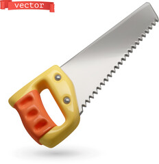 Saw 3d render vector icon - 767359319