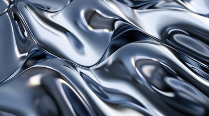 A metallic silver background for futuristic and tech product photography.