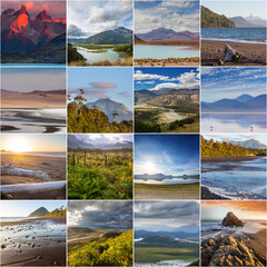 Chile collage