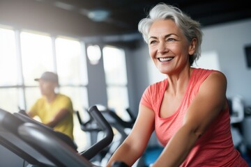 person doing exercise at gym. fitness concept