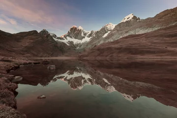 Keuken spatwand met foto Lake in Cordillera © Galyna Andrushko