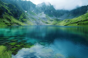 lake in mountains