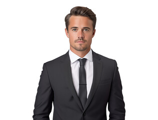 professional confident businessman , guy in suit and tie