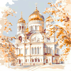 Obraz premium church of the savior on blood