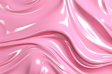 Liquid shiny Pink background, Liquid Pink Wallpaper, Abstract Pink satin background, Pink glossy Background, Pink Liquid Effect Wallpaper, AI Generative - obrazy, fototapety, plakaty