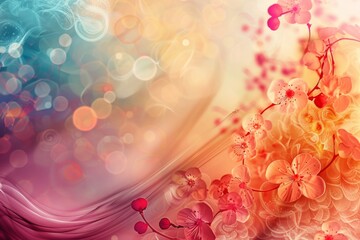 abstract background for Allergy Awareness Week 