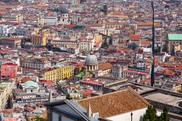 Aerial cityscape view of Naples, Italy - 767371562