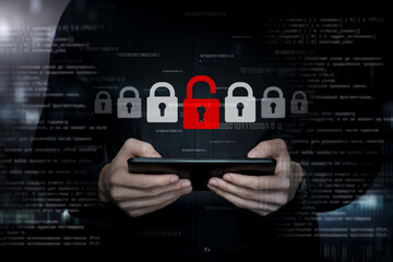 The concept of cracking software security.