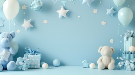 baby boy gender party