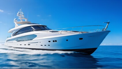 Luxury Yacht with Stunning Ocean Views.
