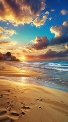 Sunshine on a beautiful sandy beach
