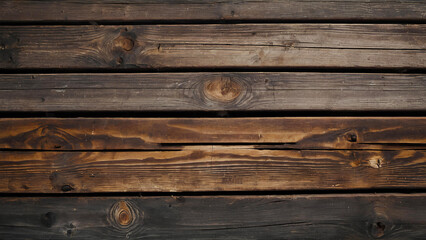 Fototapeta premium Empty Old wooden background. Vintage light brown rustic wooden texture